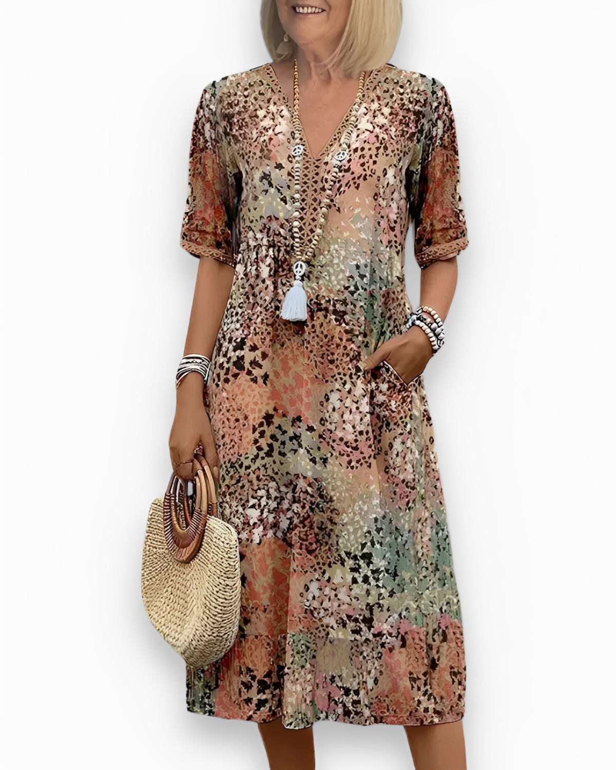 Alfie - Robe midi large pour femmes