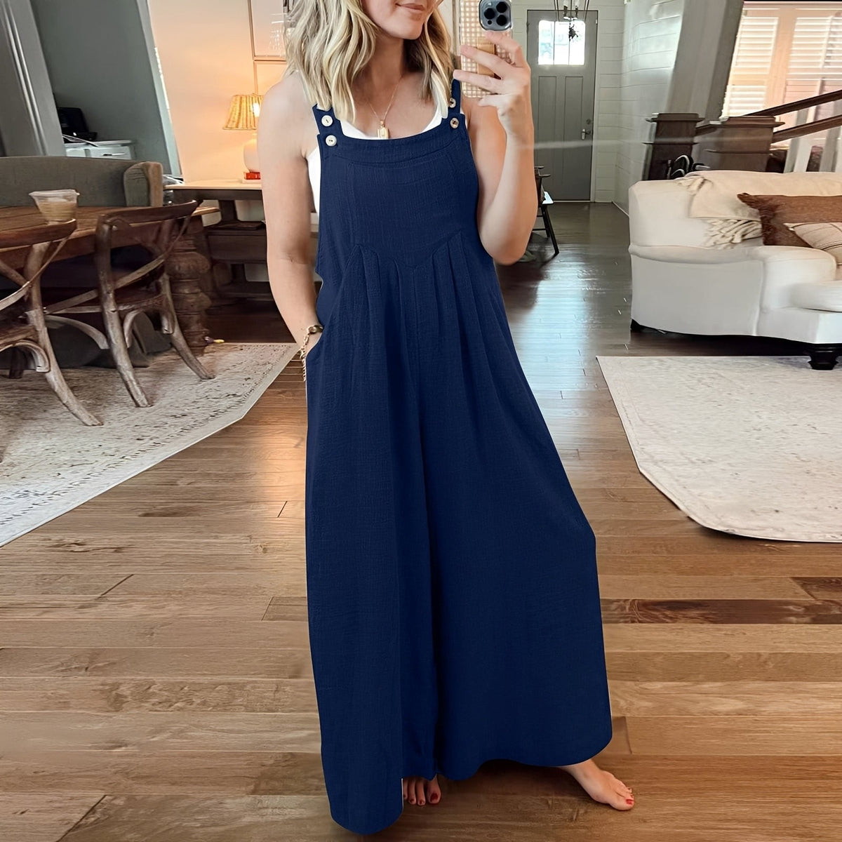 Chloe - Combinaison élégante à jambes larges pour femmes