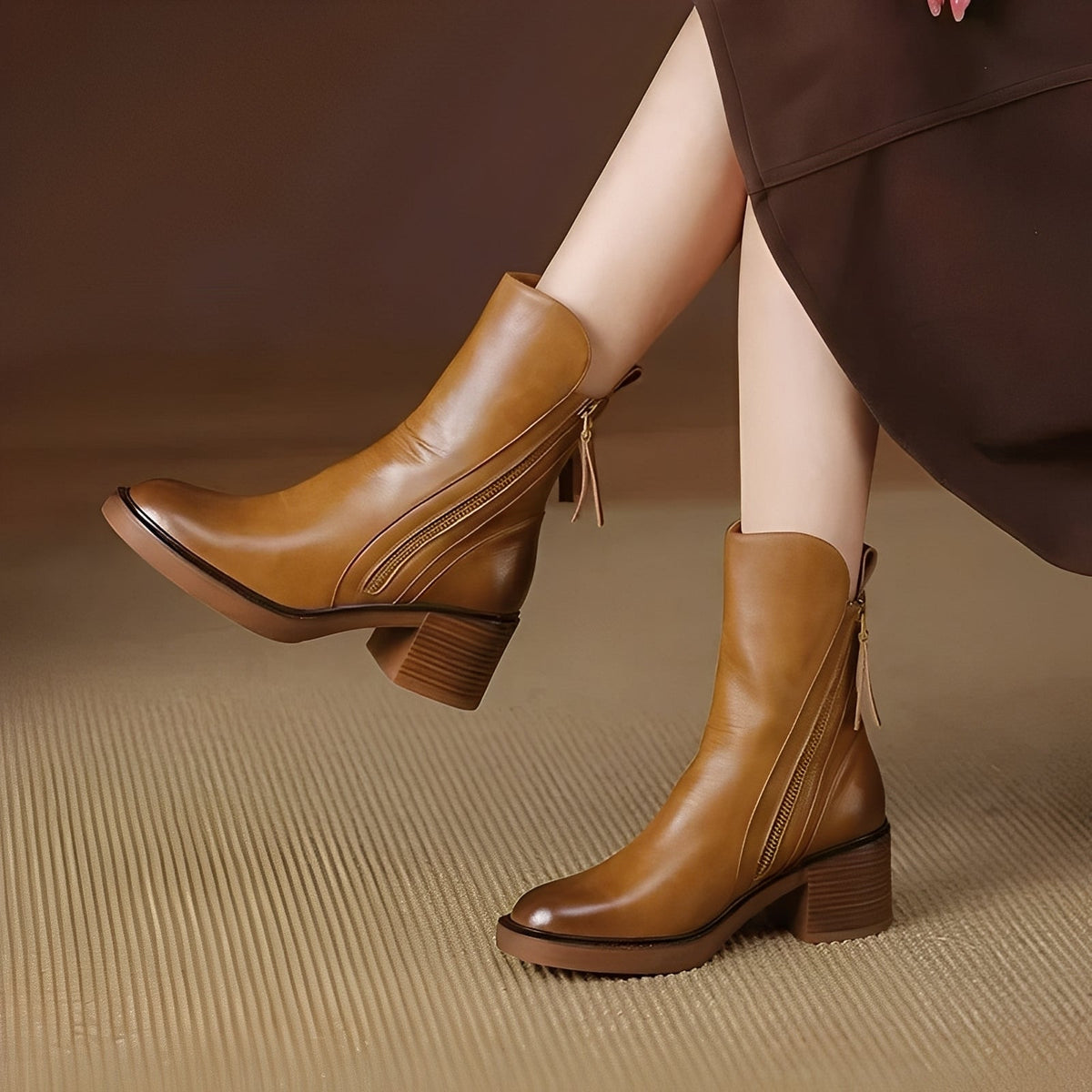 Destini - Bottines en cuir élégantes pour femmes