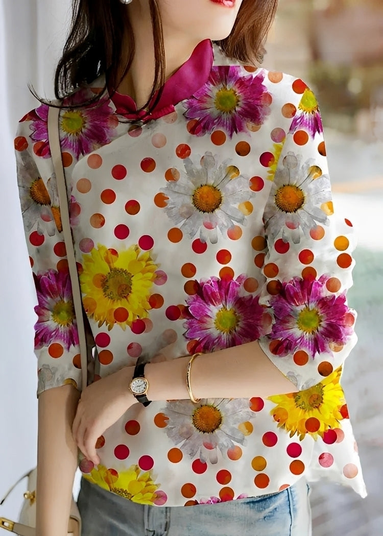 Margaret - Blouse fleurie élégante pour femmes