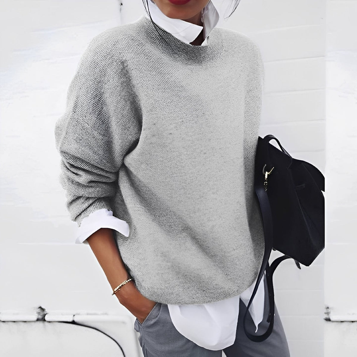 Zinnia - Un pull chaud et ample pour femmes
