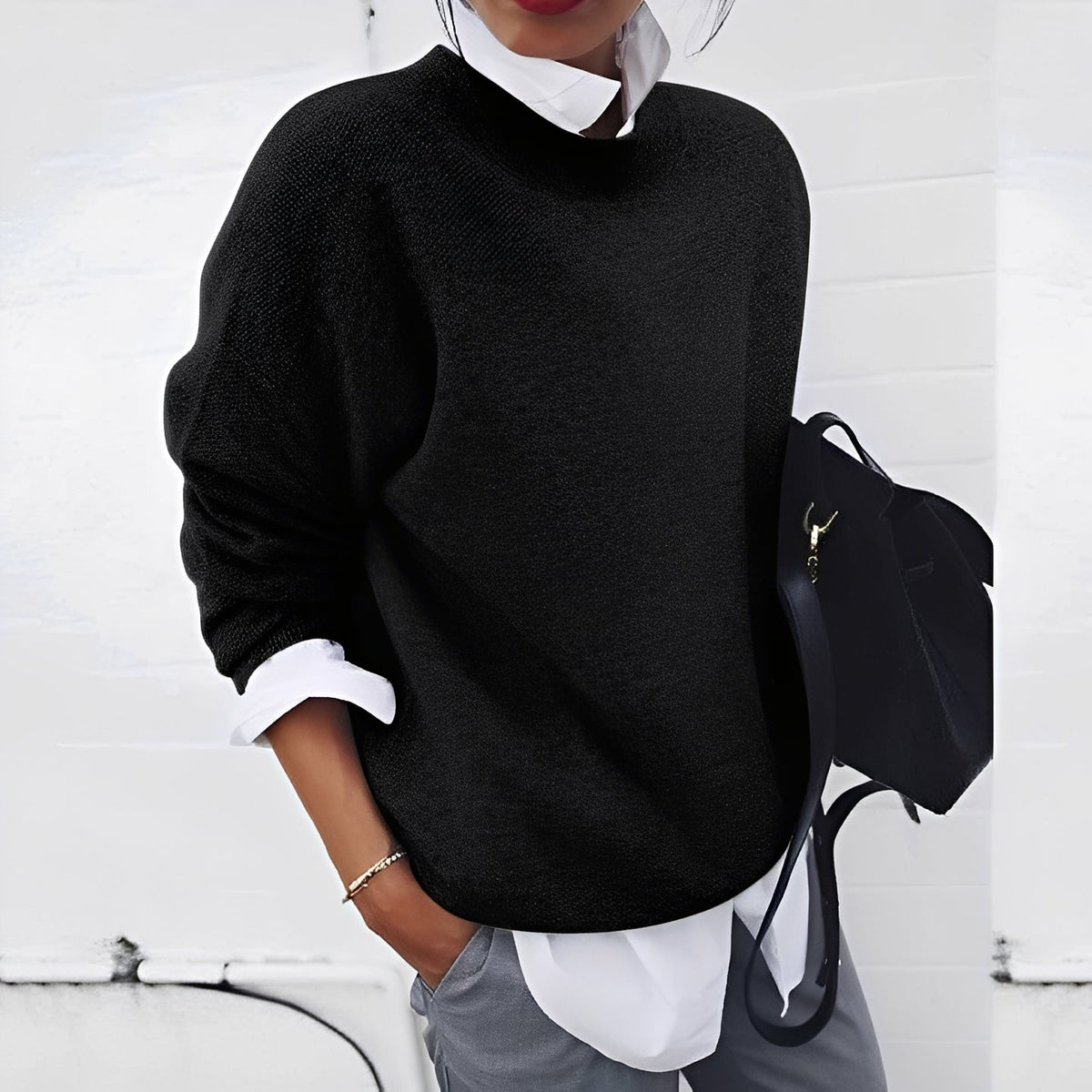 Zinnia - Un pull chaud et ample pour femmes