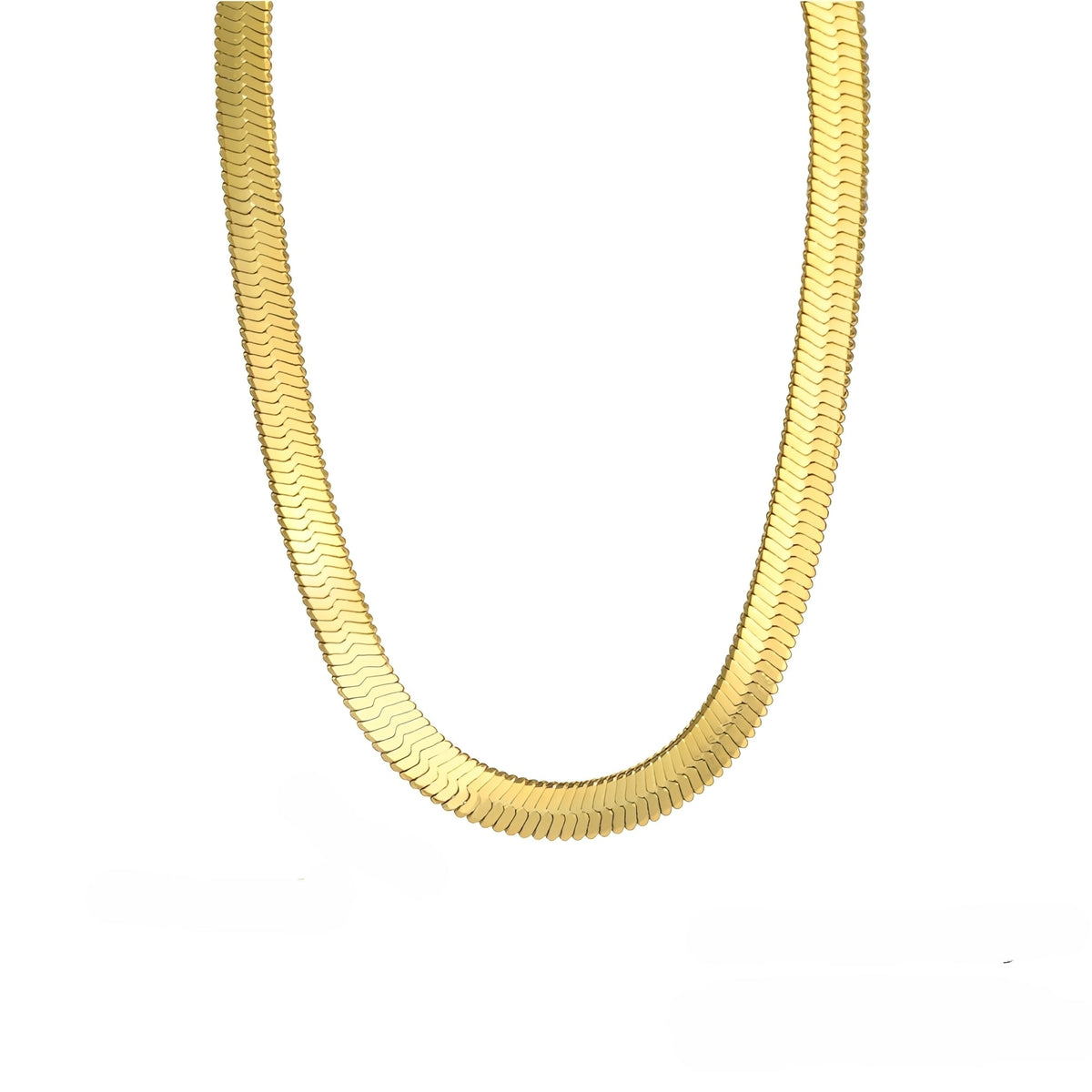 Naomie – Collier choker en chaîne serpent