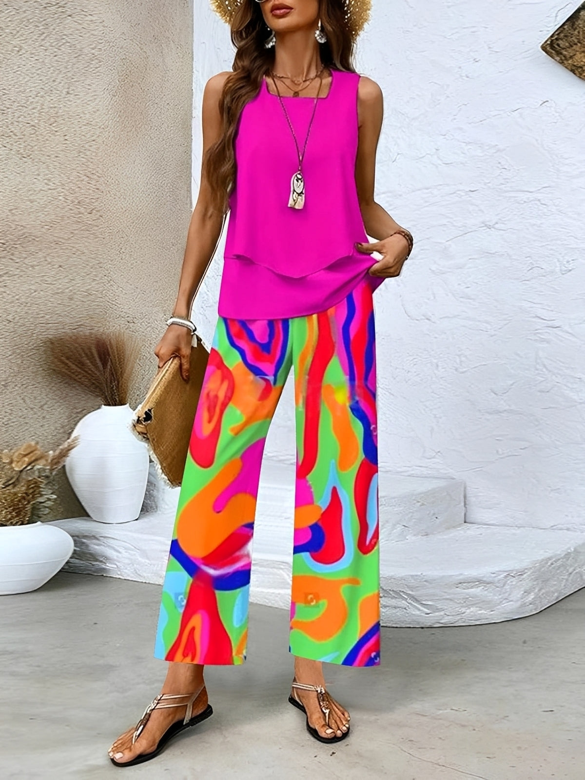 Jesse - Ensemble fluide et chic pour femmes