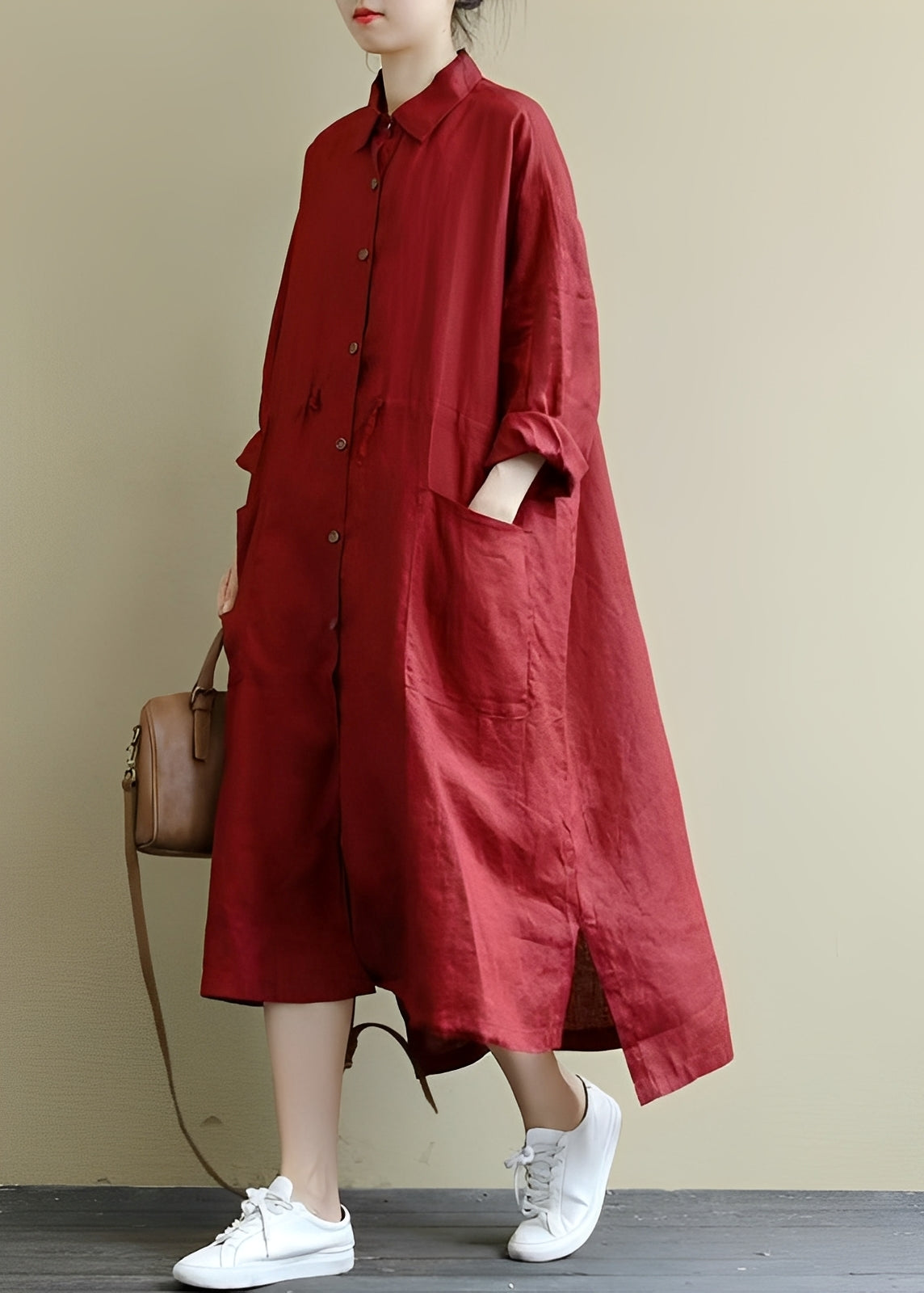 Monica - Robe chemise décontractée pour femmes