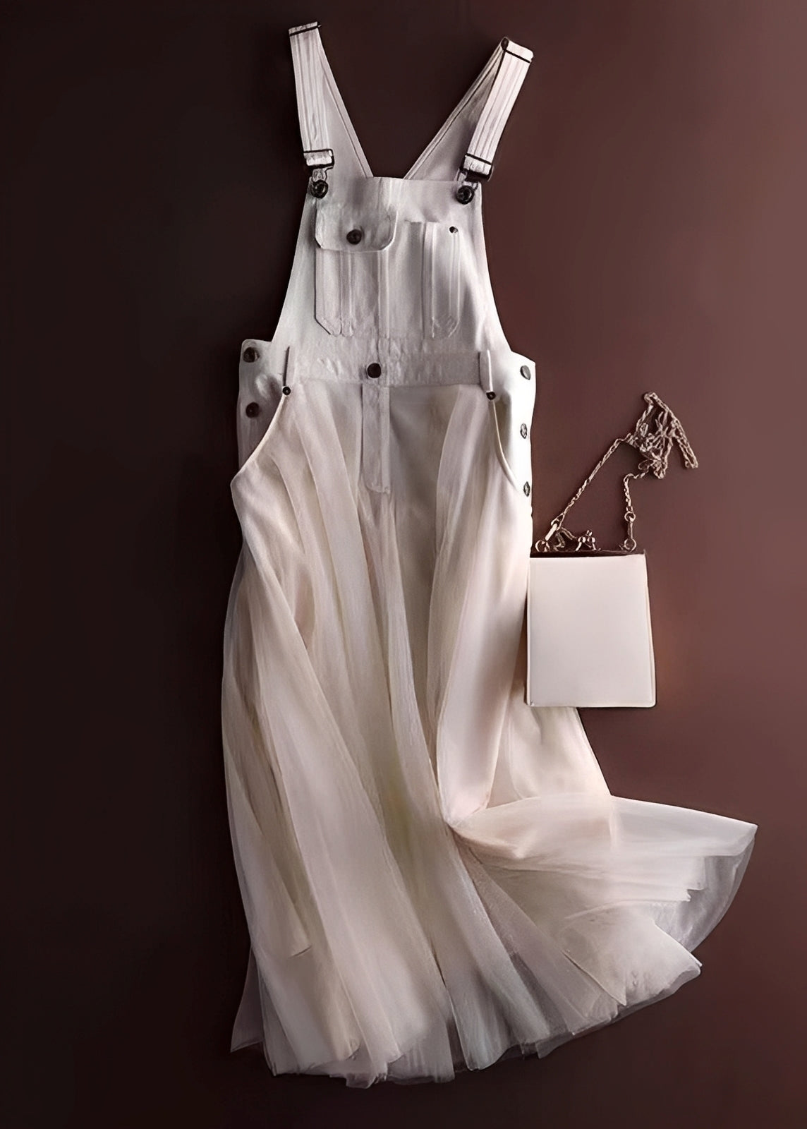 Chrissy - Robe élégante en patchwork de tulle pour femmes