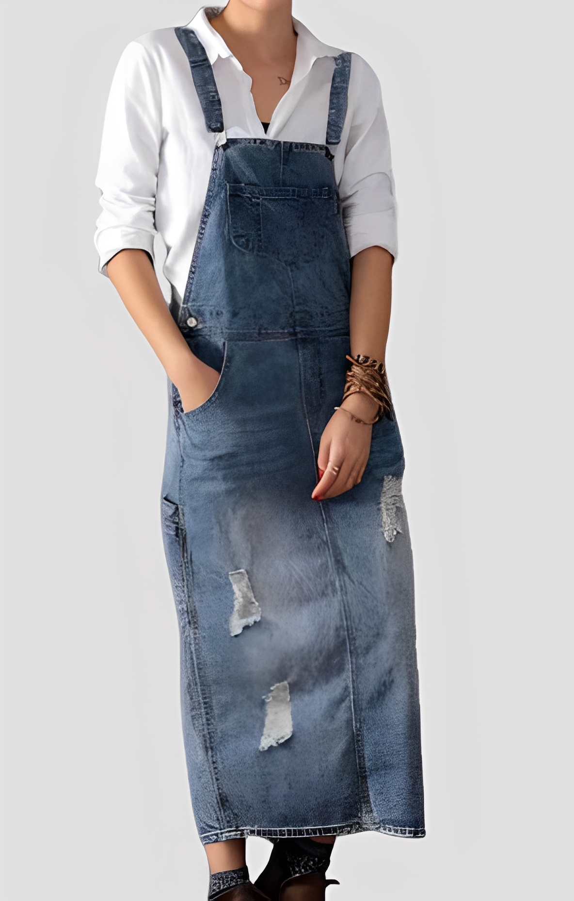 Katya - Combinaison en jean chic pour femmes