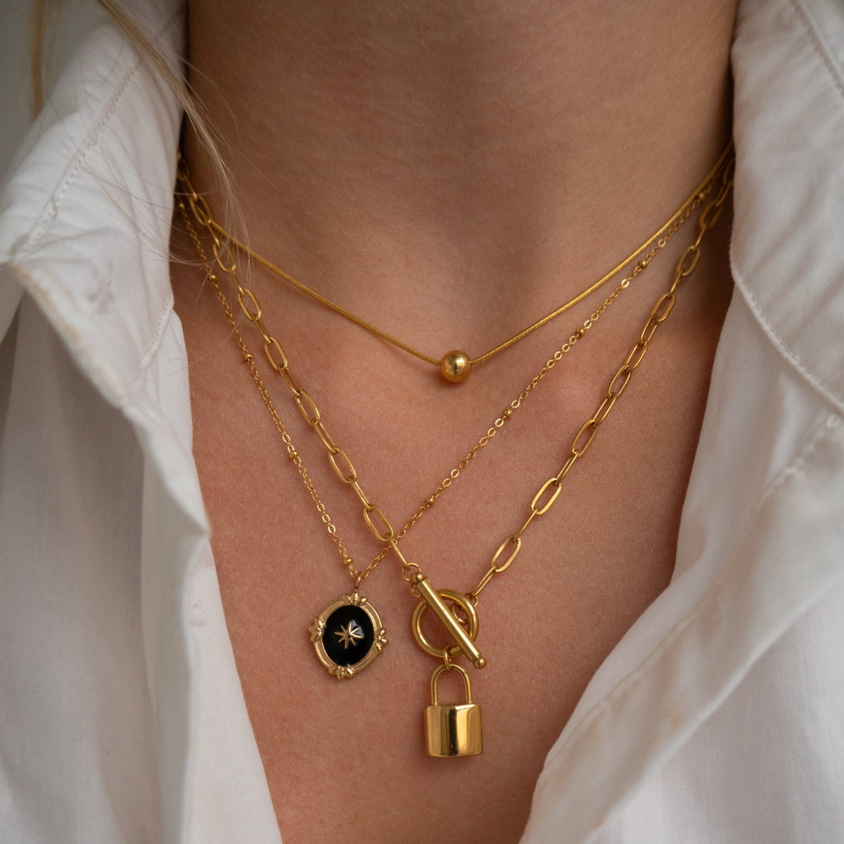 Goodlove - Collier avec pendentif de cadenas