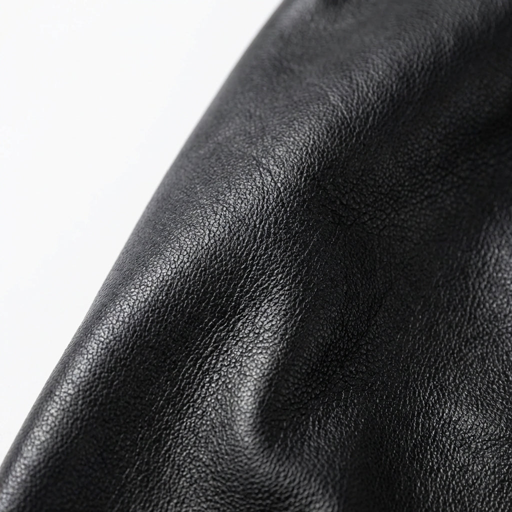 Jupe Courte Effet Cuir - Noir - Mélange de Polyuréthane - Femme