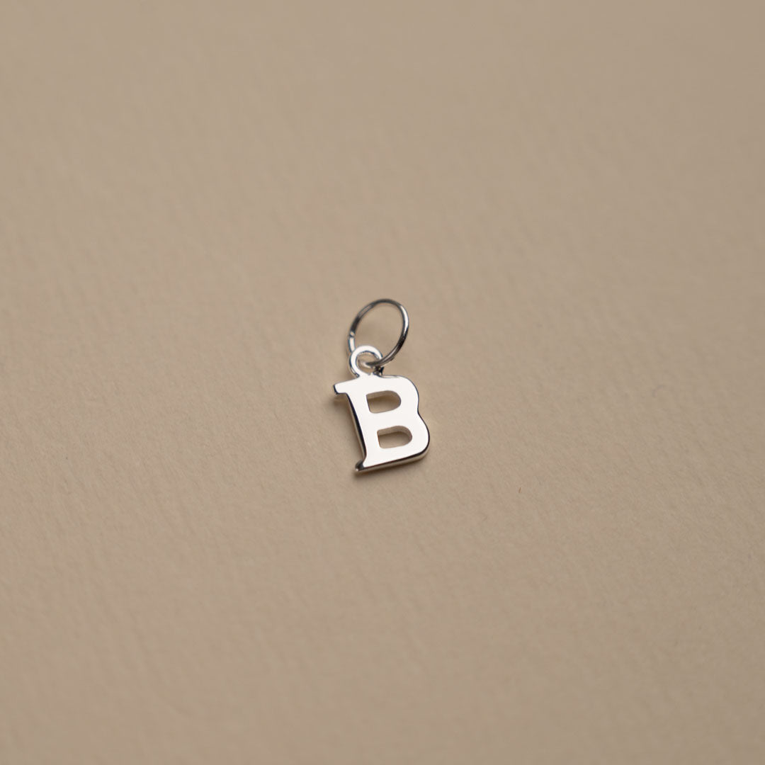 Nadia - Pendentif lettre en argent