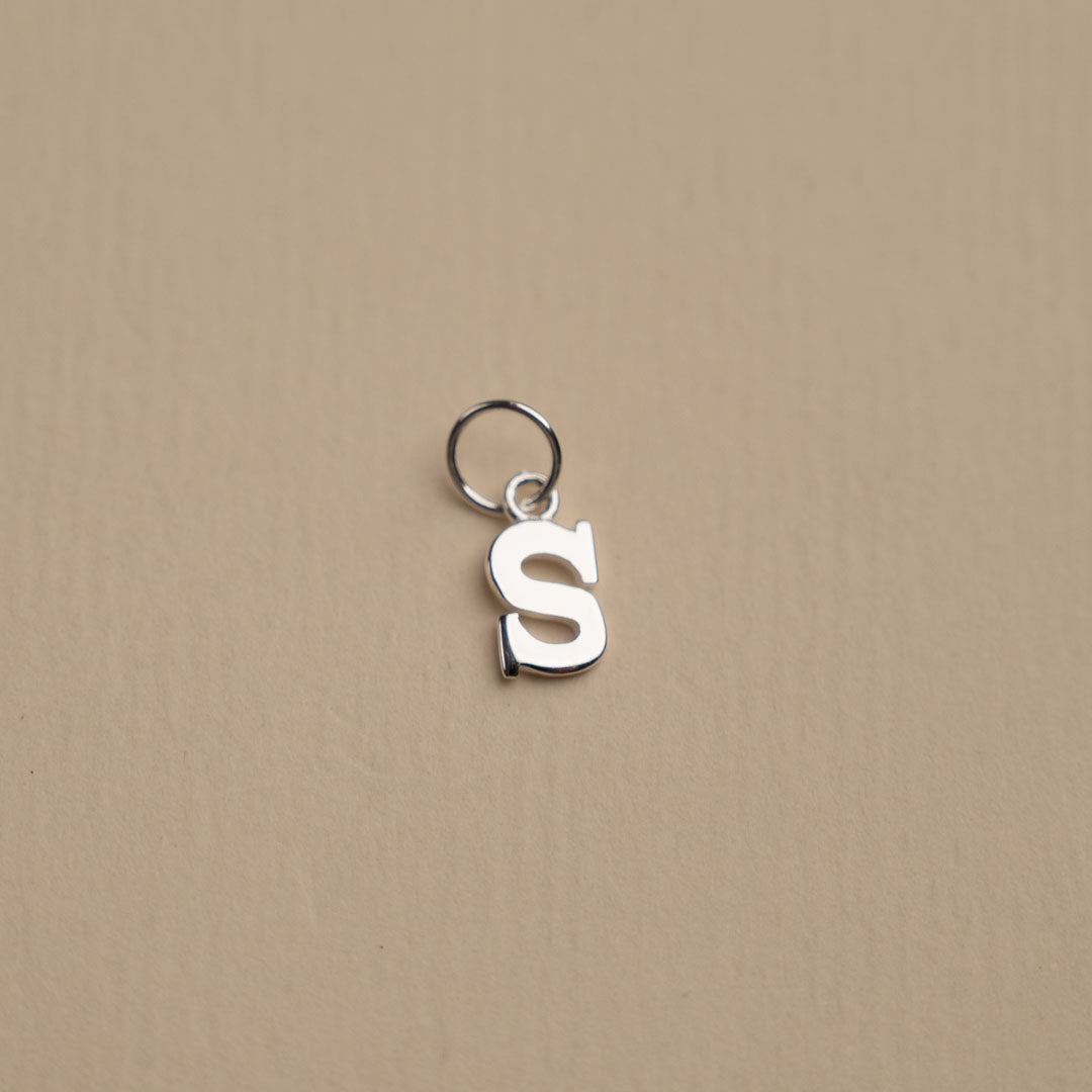 Nadia - Pendentif lettre en argent