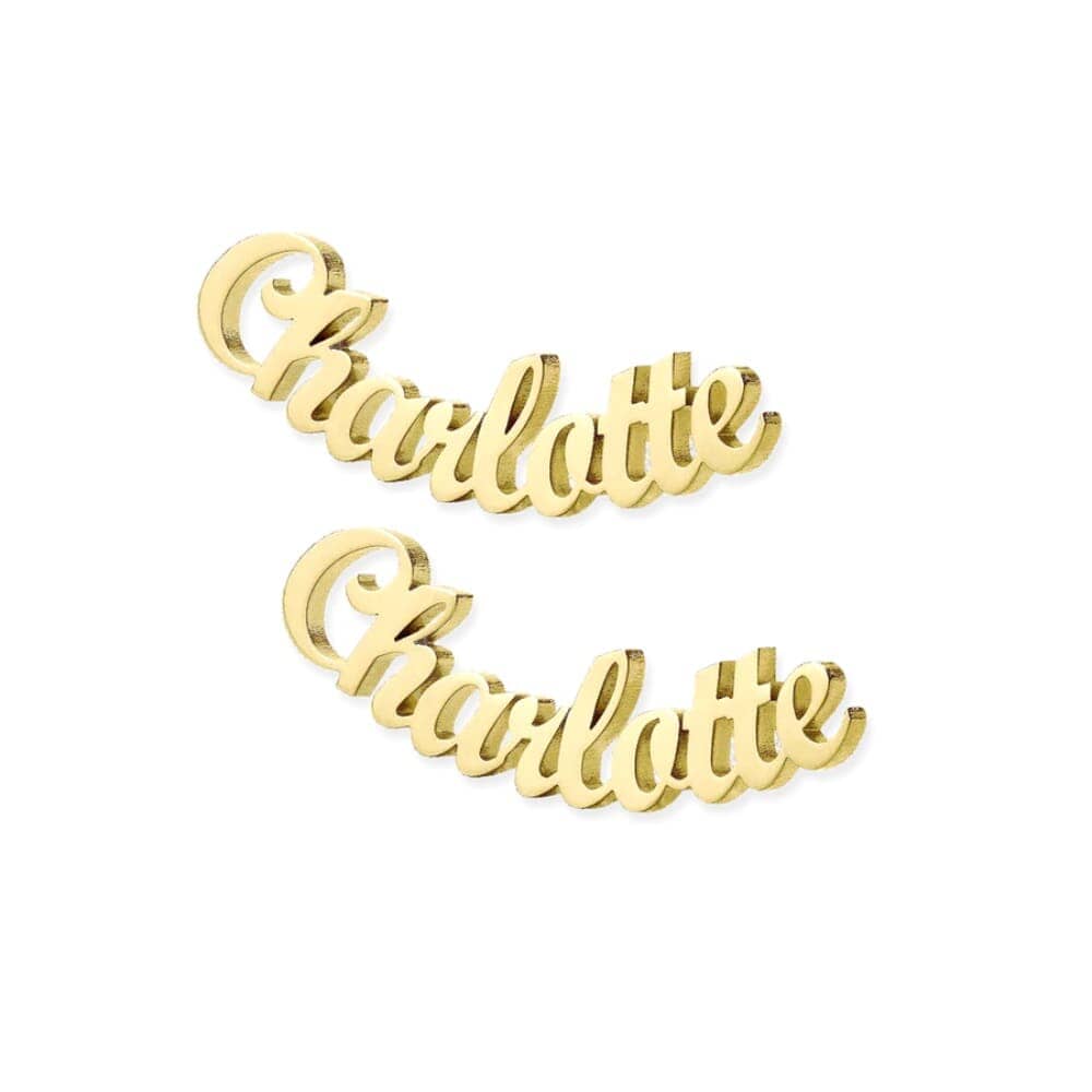 Shuvee – Boucles d'oreilles personnalisées gravées