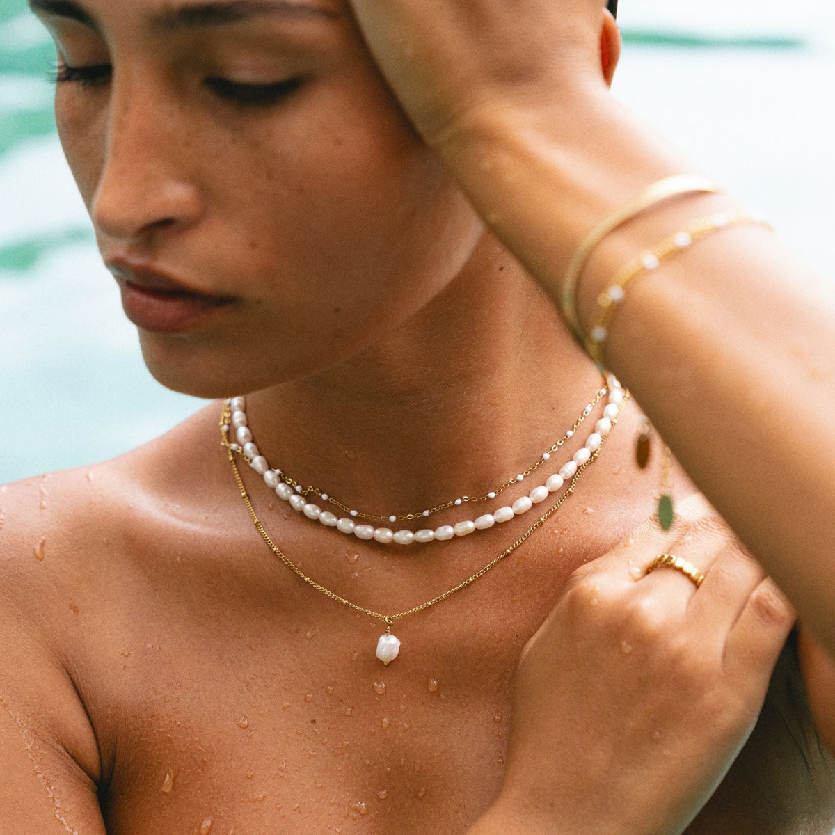 Kara – Collier avec mini perles d'eau douce