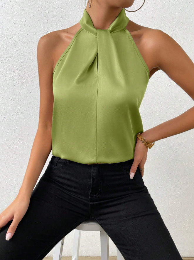 Giea - Élégant Haltertop : Style sans effort, Pour événements