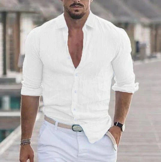 Chemise en lin – Élégance estivale, sensation légère