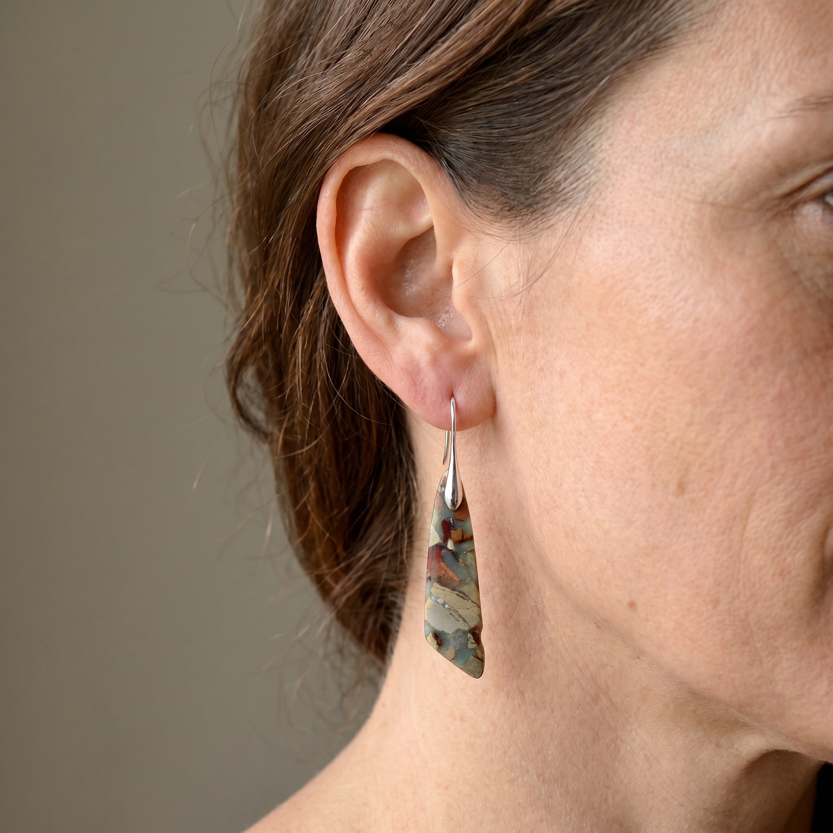 Maelis – Boucles d'oreilles en Pierres Naturelles Uniques
