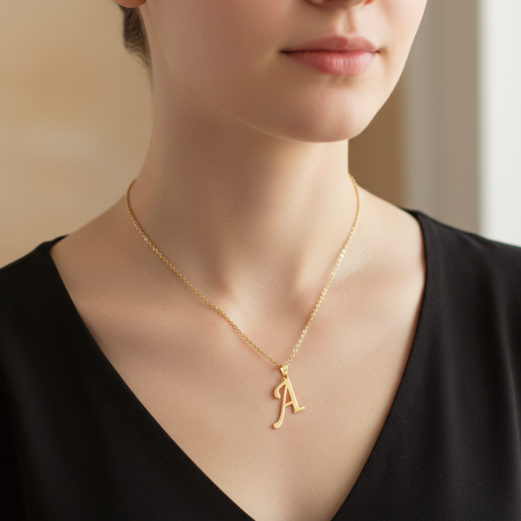 Alessia – Collier d'initiales 26 lettres