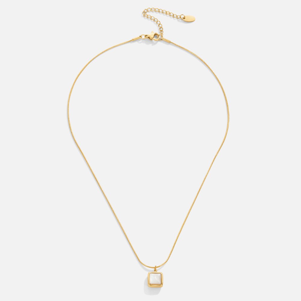 Riva – Collier avec pendentif de pierre de lune irisée