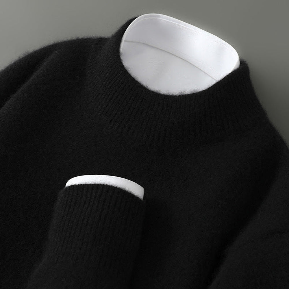Wayne - Pull vintage ample pour hommes