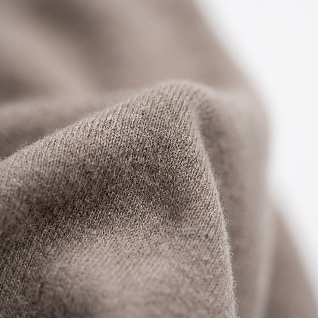 Top Épaules Dénudées - Taupe - Mélange de Polyester - Femme