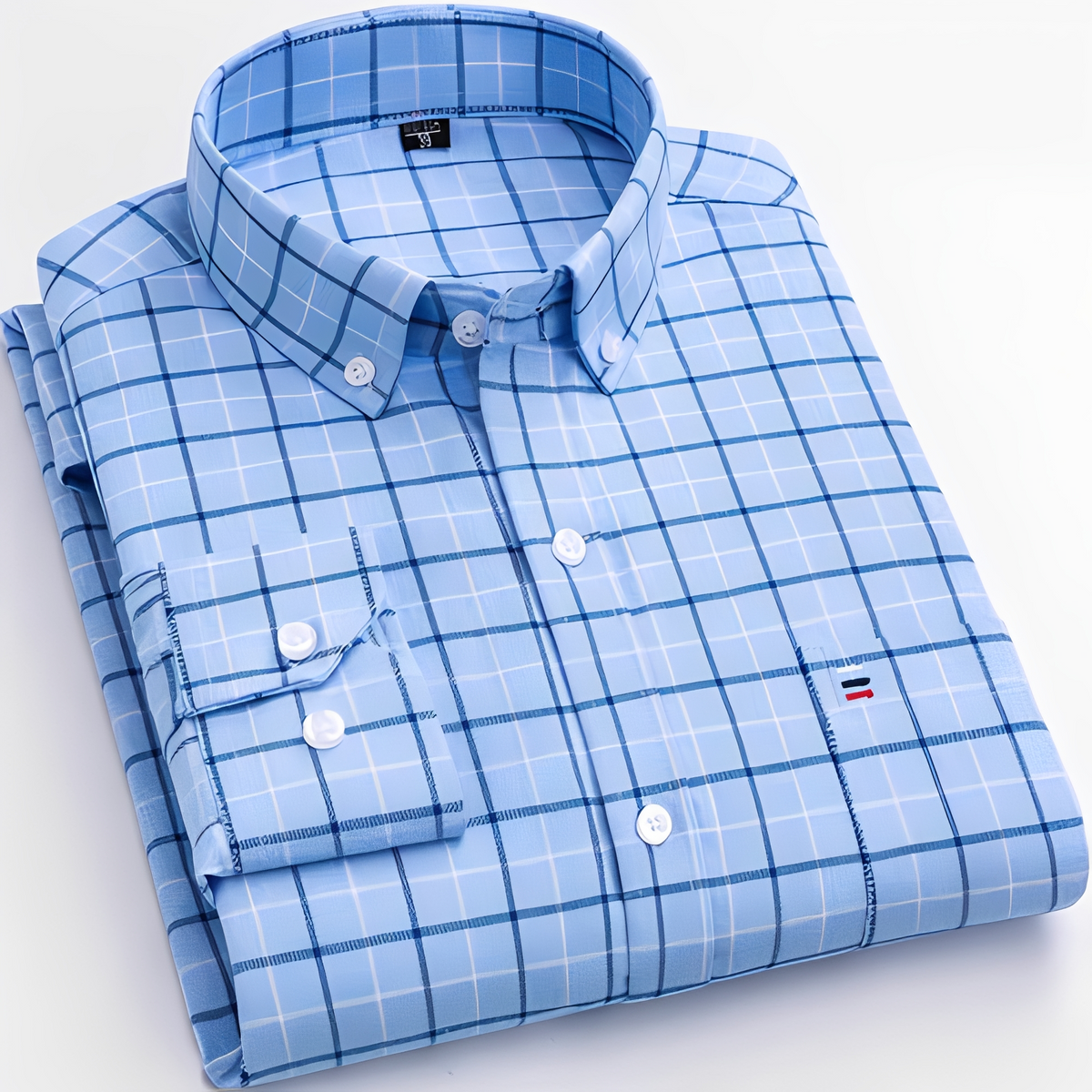 Lance - Chemise à carreaux à manches longues pour homme