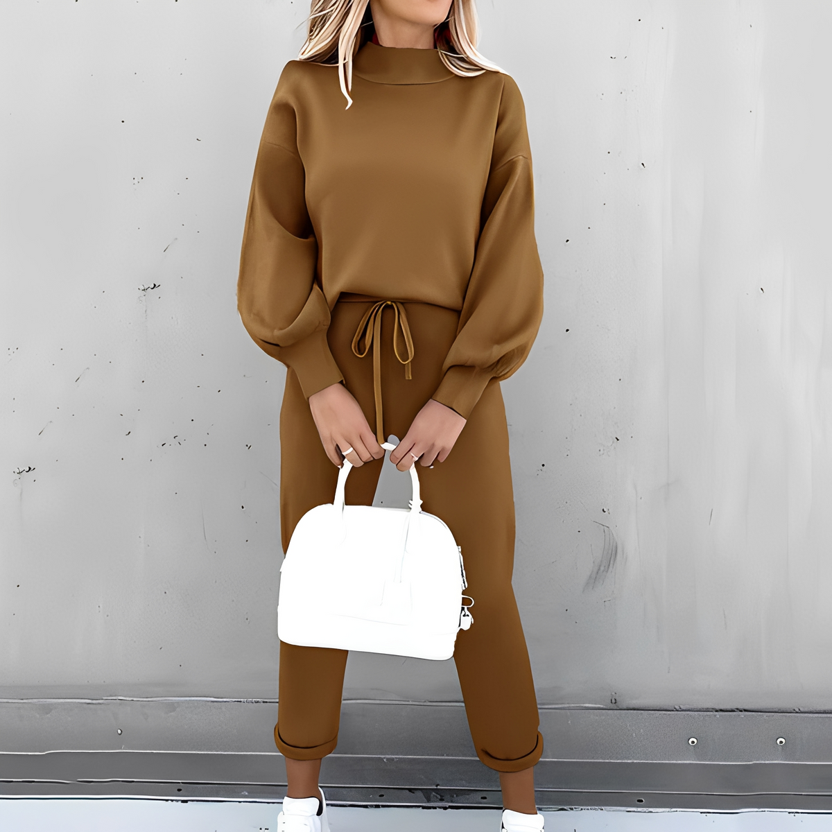 Cyntia - Ensemble de loungewear doux et chaud pour femmes